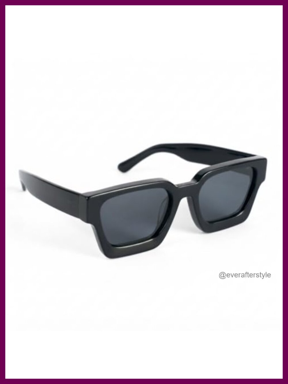 Polarized Square Sunglasses UV400 Plant-Based Bio-Acetate Unisex Retro